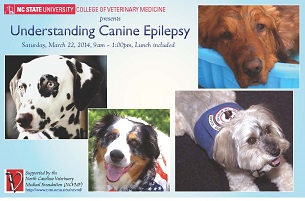 Canine Epilepsy Symposium at NCSU-CVM flier 2