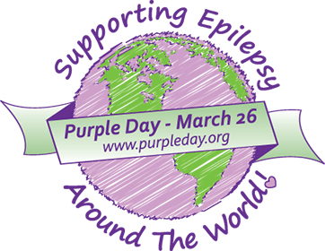 Supporting Epilepsy Around The World - Purple Day - March 26